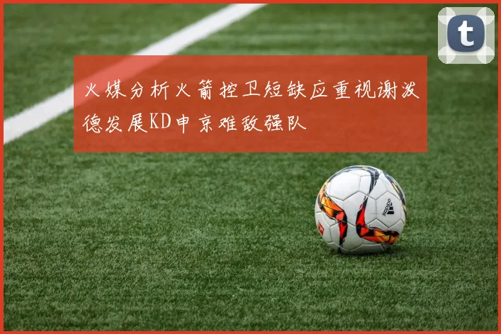 火媒分析火箭控卫短缺应重视谢泼德发展KD申京难敌强队