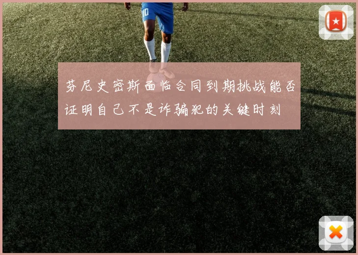 芬尼史密斯面临合同到期挑战能否证明自己不是诈骗犯的关键时刻